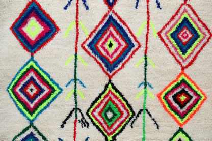 Moroccan Handmade Traditional Azilal Rug 267 X 150 Cm - Moroccan Rugs