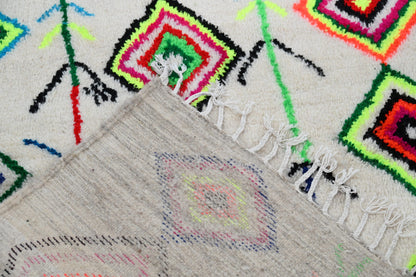 Moroccan Handmade Traditional Azilal Rug 267 X 150 Cm - Moroccan Rugs