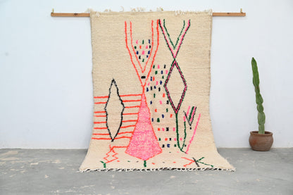 Moroccan Handmade Traditional Azilal Rug 268 X 157 cm - Moroccan Rugs