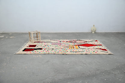 Moroccan Handmade Traditional Azilal Rug 270 X 157 Cm - Moroccan Rugs