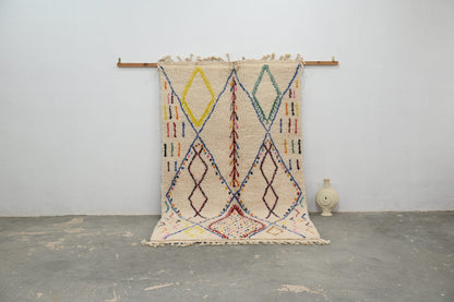 Moroccan Handmade Traditional Azilal Rug 271 X 166 Cm - Moroccan Rugs