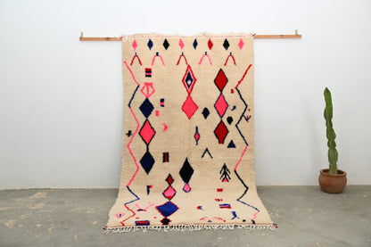 Moroccan Handmade Traditional Azilal Rug 273 X 151 cm - Moroccan Rugs