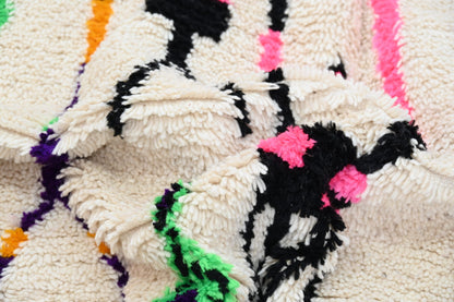 Moroccan Handmade Traditional Azilal Rug 274 X 145 Cm - Moroccan Rugs