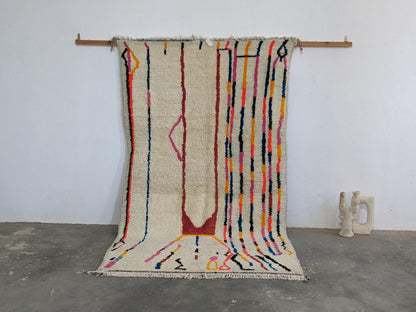 Moroccan Handmade Traditional Azilal Rug 276×164 Cm - Moroccan Rugs