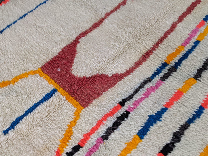 Moroccan Handmade Traditional Azilal Rug 276×164 Cm - Moroccan Rugs