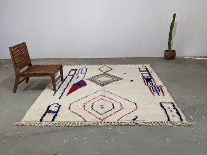 Moroccan Handmade Traditional Azilal Rug 300 X 200 cm - Moroccan Rugs