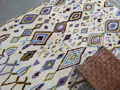 Moroccan Handmade Traditional Azilal Rug 300 X 205 Cm - Moroccan Rugs