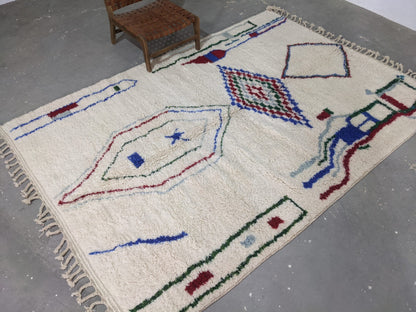 Moroccan Handmade Traditional Azilal Rug 300 X 210 cm - Moroccan Rugs