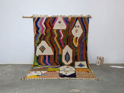 Moroccan Handmade Traditional Azilal Rug 304 X 200 cm - Moroccan Rugs