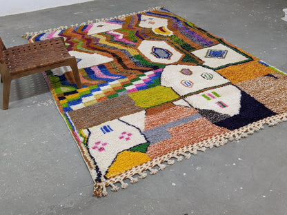 Moroccan Handmade Traditional Azilal Rug 304 X 200 cm - Moroccan Rugs