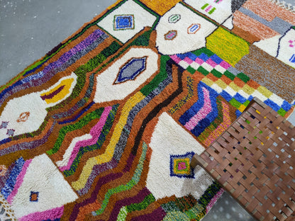 Moroccan Handmade Traditional Azilal Rug 304 X 200 cm - Moroccan Rugs