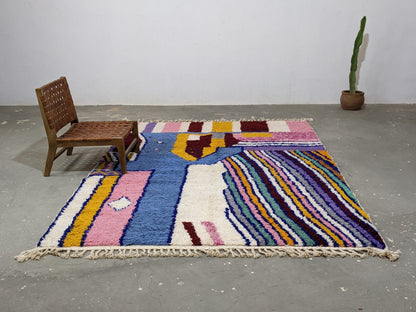 Moroccan Handmade Traditional Azilal Rug 304 X 210 Cm - Moroccan Rugs