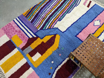 Moroccan Handmade Traditional Azilal Rug 304 X 210 Cm - Moroccan Rugs