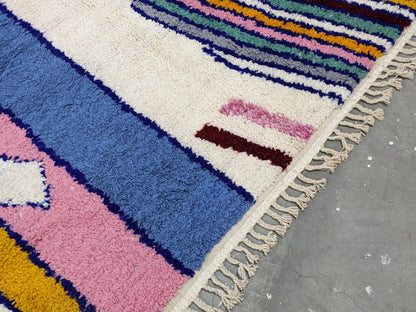 Moroccan Handmade Traditional Azilal Rug 304 X 210 Cm - Moroccan Rugs