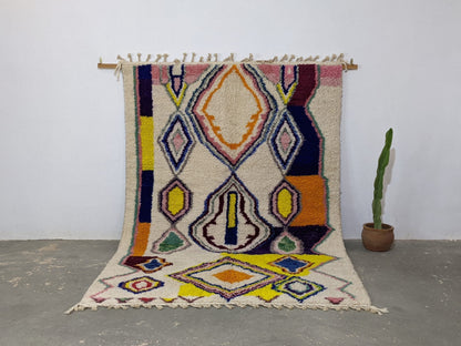 Moroccan Handmade Traditional Azilal Rug 308 X 212 Cm - Moroccan Rugs