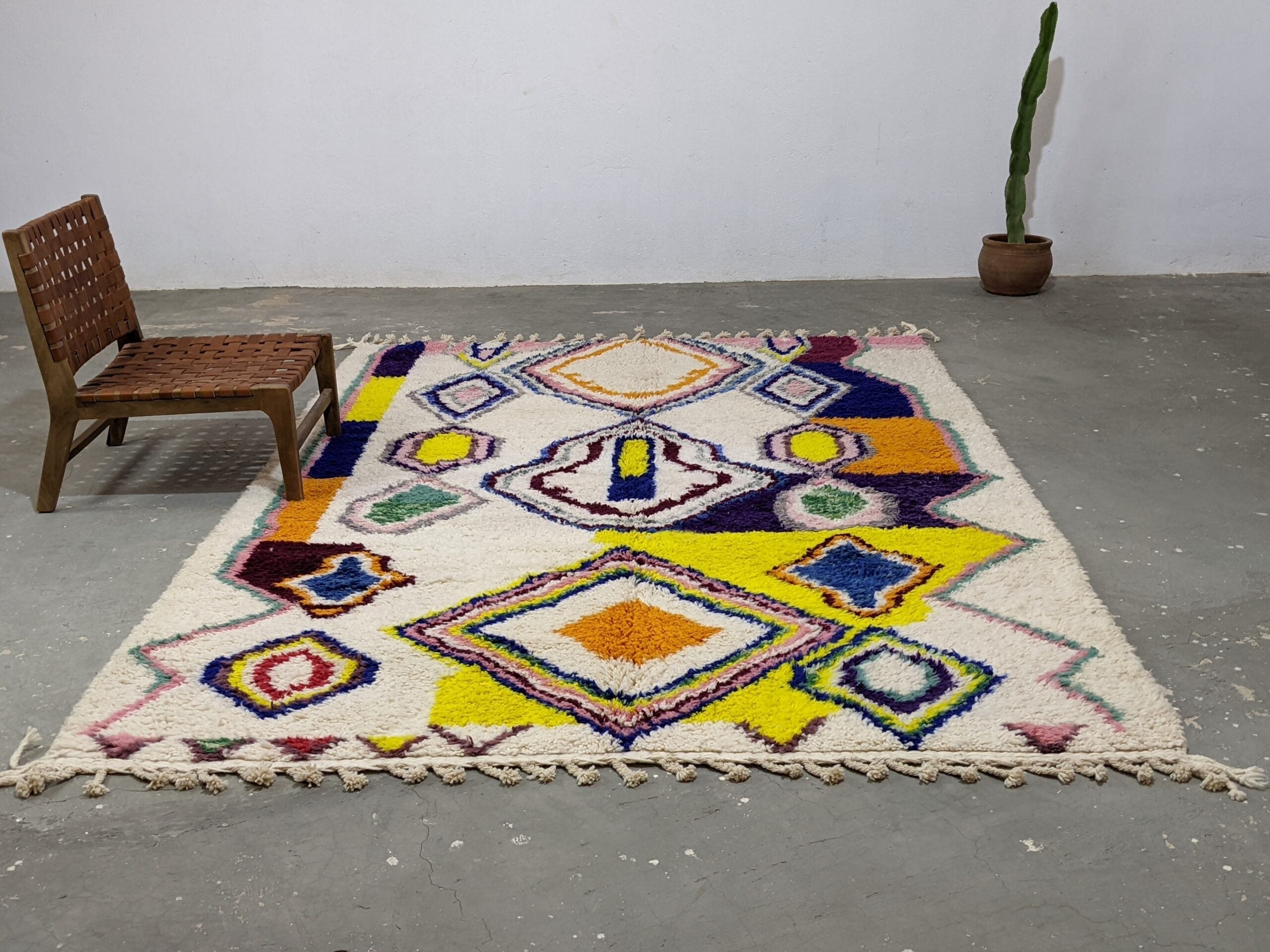 Moroccan Handmade Traditional Azilal Rug 308 X 212 Cm