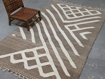 Moroccan Handmade Traditional Azilal Rug 309 X 200 Cm - Moroccan Rugs