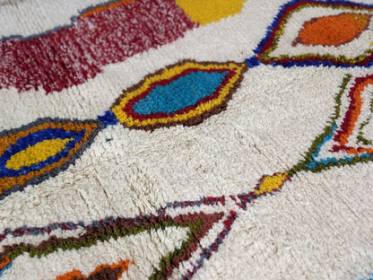 Moroccan Handmade Traditional Azilal Rug 310 X 208 Cm - Moroccan Rugs