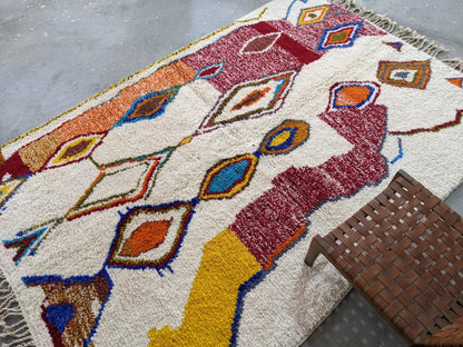 Moroccan Handmade Traditional Azilal Rug 310 X 208 Cm - Moroccan Rugs