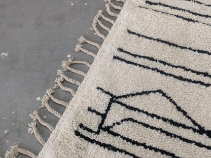 Moroccan Handmade Traditional Azilal Rug 317 X 215 Cm - Moroccan Rugs