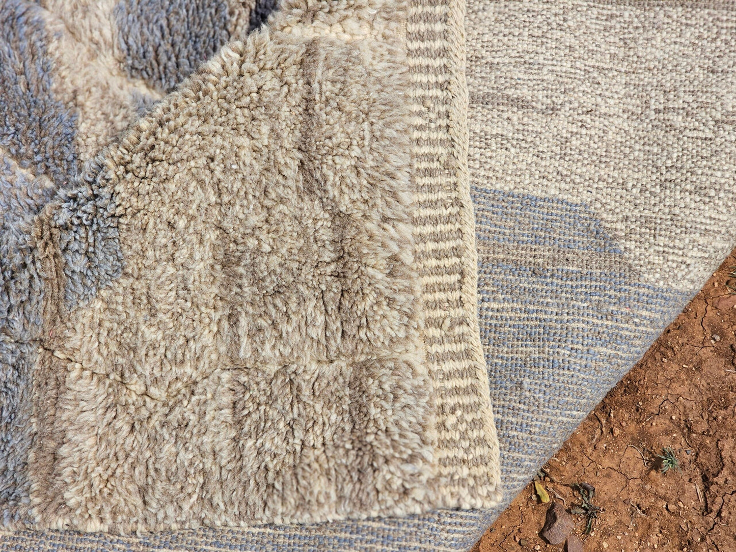 Moroccan Handmade Traditional Beni Mrirt Rug 330 X 323 Cm - Moroccan Rugs