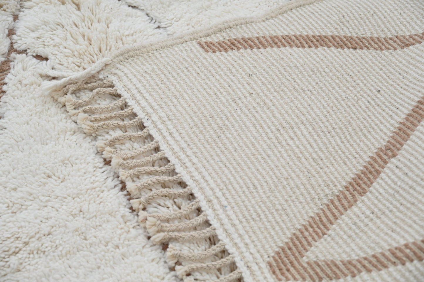 Moroccan Handmade Traditional Beni Ouarain Carpet 283 X 211 Cm - Moroccan Rugs