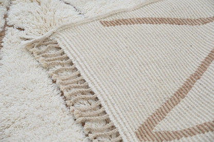 Moroccan Handmade Traditional Beni Ouarain Carpet 283 X 211 Cm - Moroccan Rugs