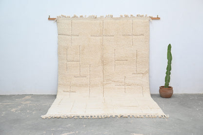 Moroccan Handmade Traditional Beni Ouarain Carpet 300 X 205 Cm - Moroccan Rugs