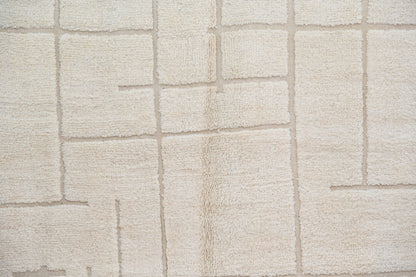 Moroccan Handmade Traditional Beni Ouarain Carpet 305 X 202 Cm - Moroccan Rugs