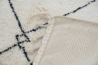 Moroccan Handmade Traditional Beni Ouarain Carpet 310 X 215 Cm - Moroccan Rugs