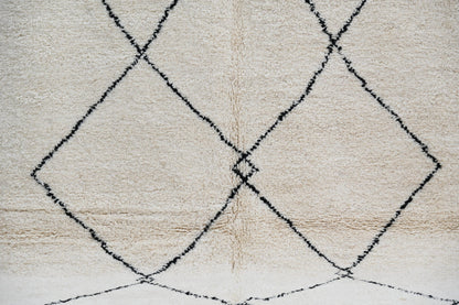 Moroccan Handmade Traditional Beni Ouarain Carpet 310 X 215 Cm - Moroccan Rugs