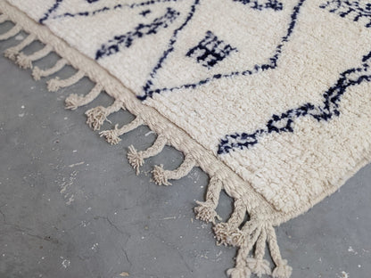 Moroccan Handmade Traditional Beni Ouarain Rug 244 X 157 Cm - Moroccan Rugs