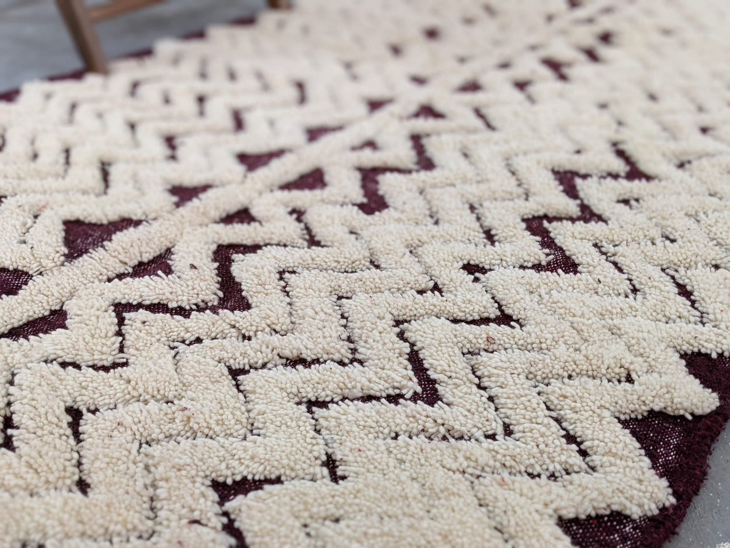 Moroccan Handmade Traditional Beni Ouarain Rug 252 X 137 Cm - Moroccan Rugs