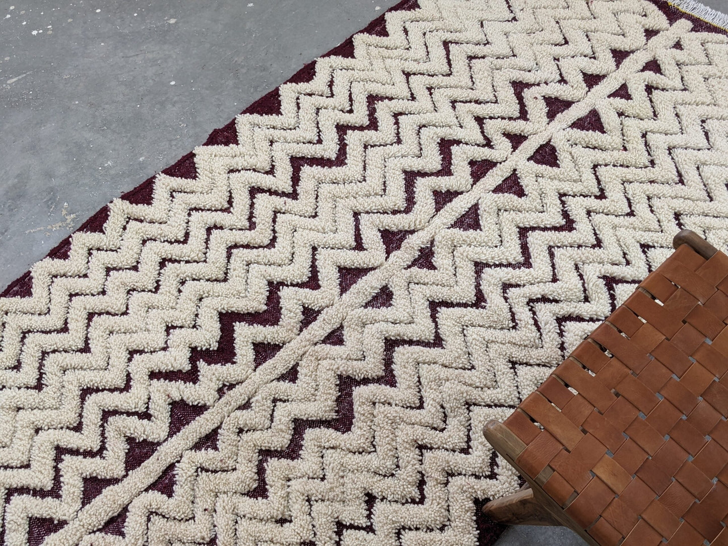 Moroccan Handmade Traditional Beni Ouarain Rug 252 X 137 Cm - Moroccan Rugs