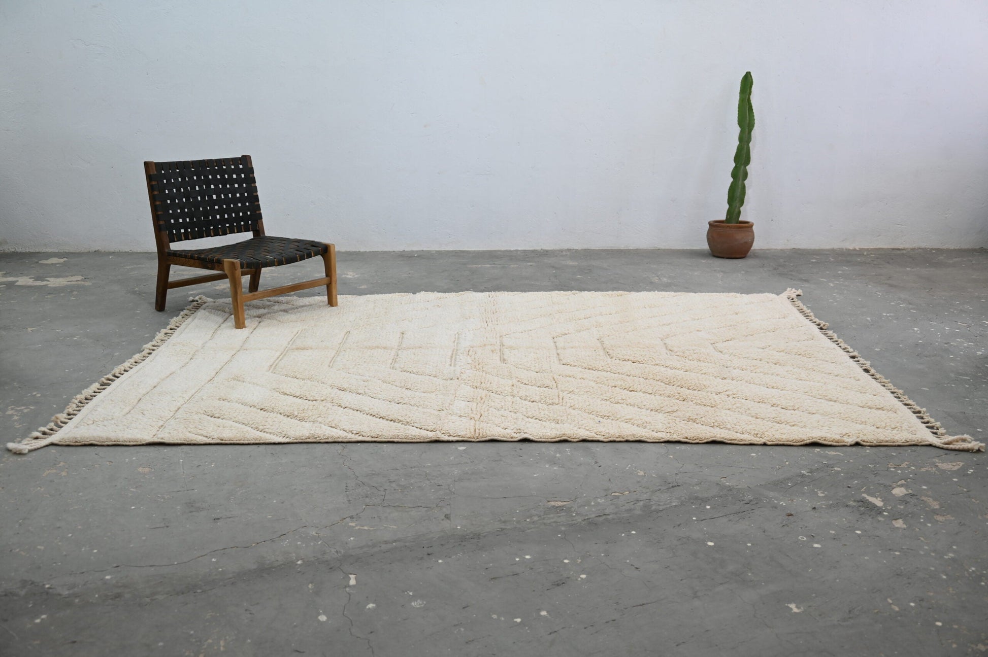 Moroccan Handmade Traditional Beni Ouarain Rug 285 X 205 Cm - Moroccan Rugs