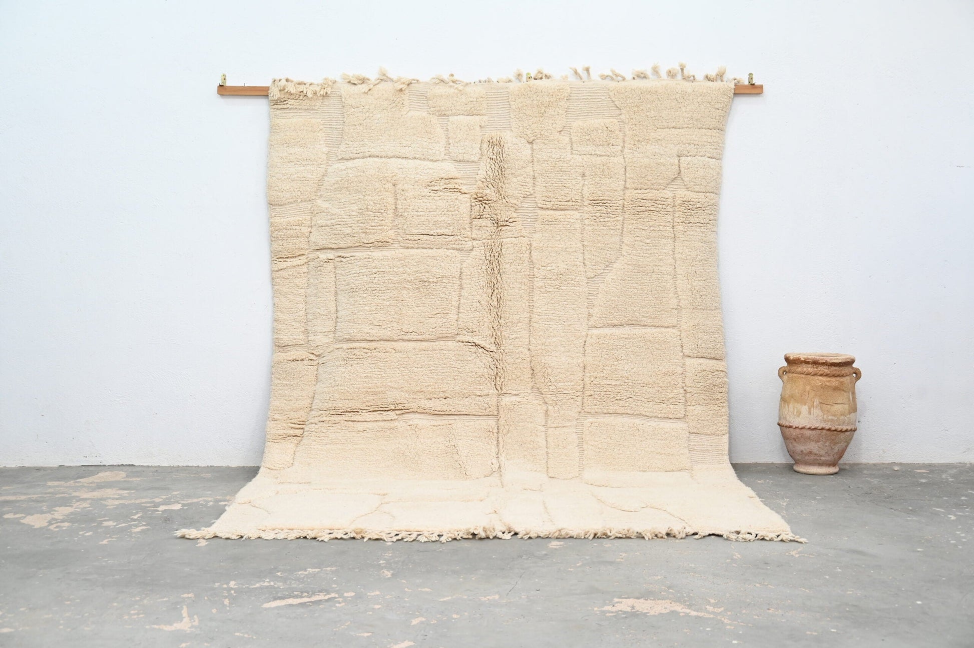 Moroccan Handmade Traditional Beni Ouarain Rug 285 X 210 Cm - Moroccan Rugs