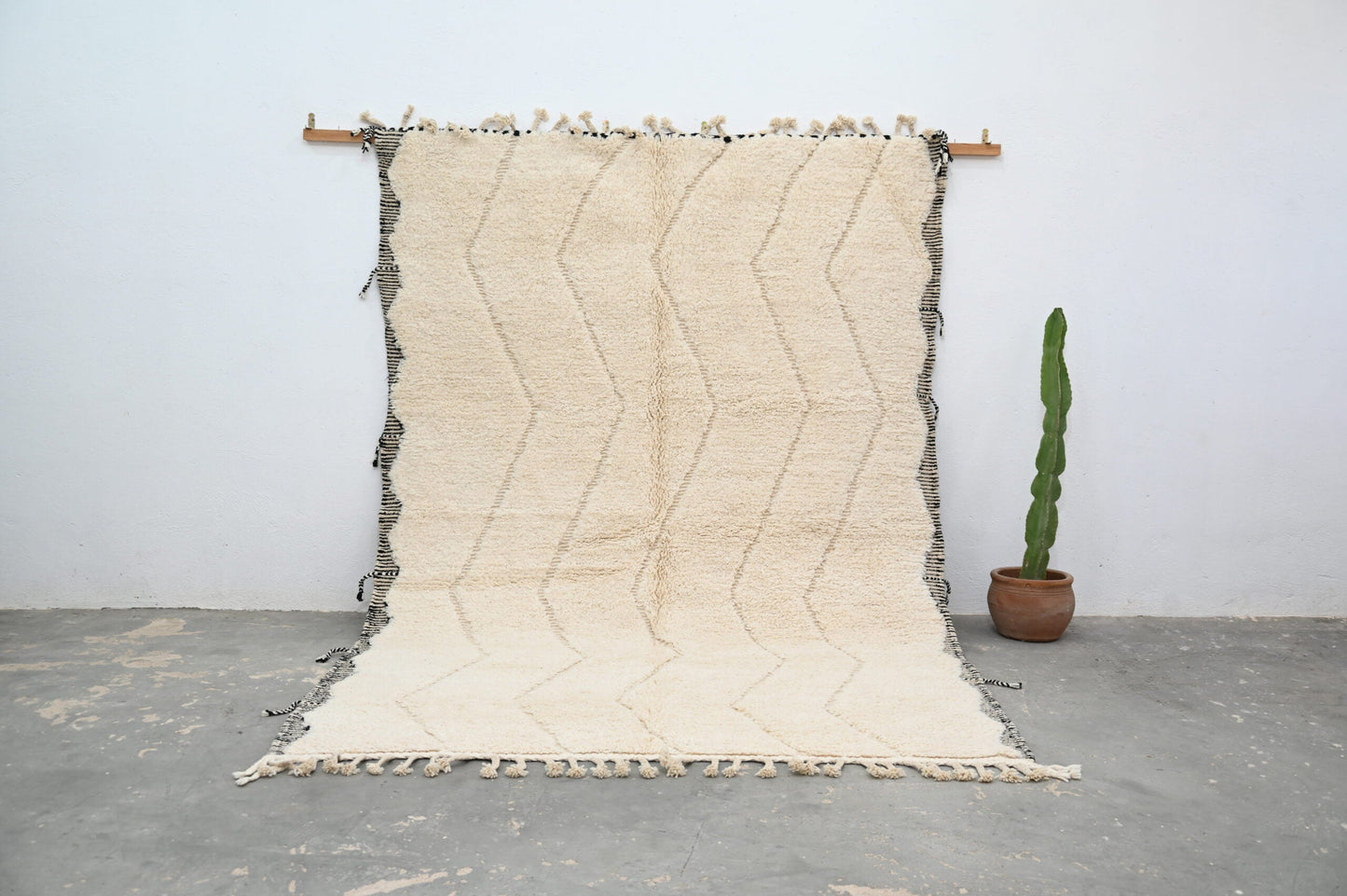 Moroccan Handmade Traditional Beni Ouarain Rug 290 X 205 Cm - Moroccan Rugs