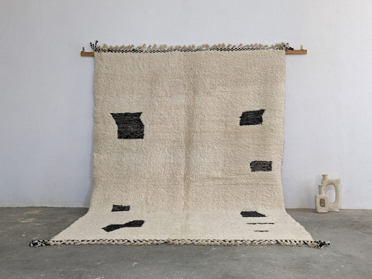 Moroccan Handmade Traditional Beni Ouarain Rug 290 X 210 Cm - Moroccan Rugs