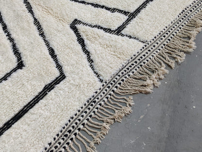 Moroccan Handmade Traditional Beni Ouarain Rug 290 X 213 Cm - Moroccan Rugs