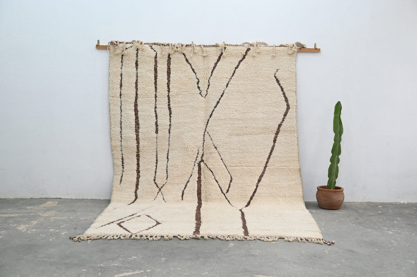 Moroccan Handmade Traditional Beni Ouarain Rug 290 X 214 cm - Moroccan Rugs