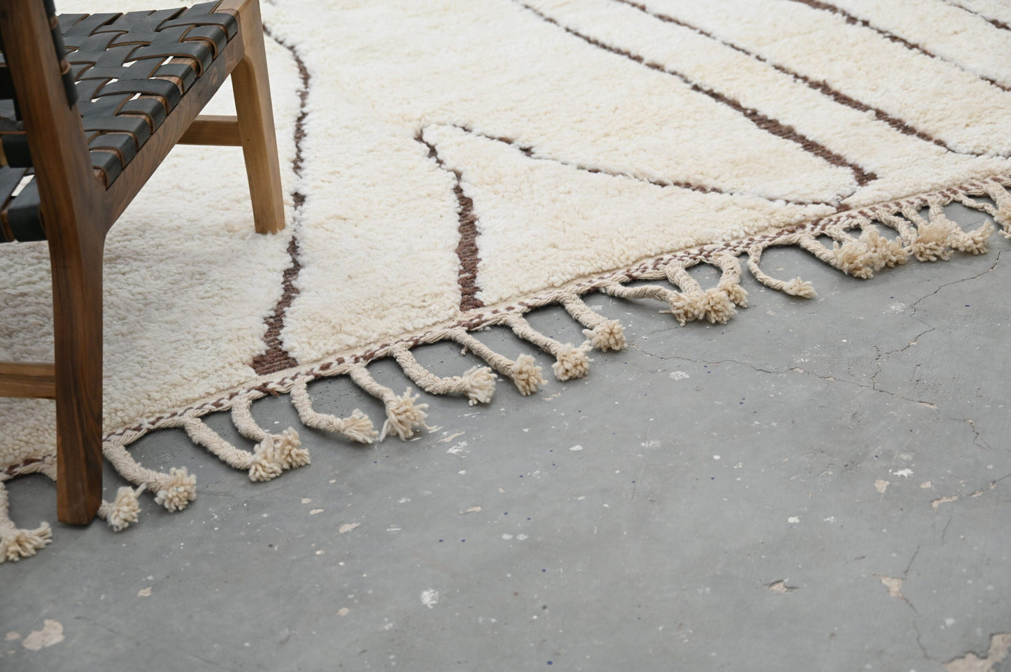 Moroccan Handmade Traditional Beni Ouarain Rug 290 X 214 cm - Moroccan Rugs