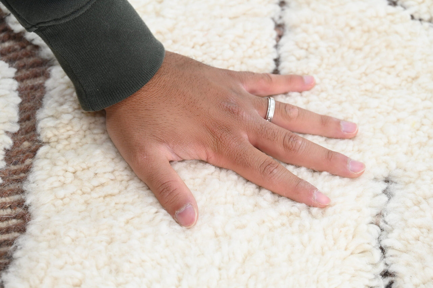 Moroccan Handmade Traditional Beni Ouarain Rug 290 X 214 cm - Moroccan Rugs