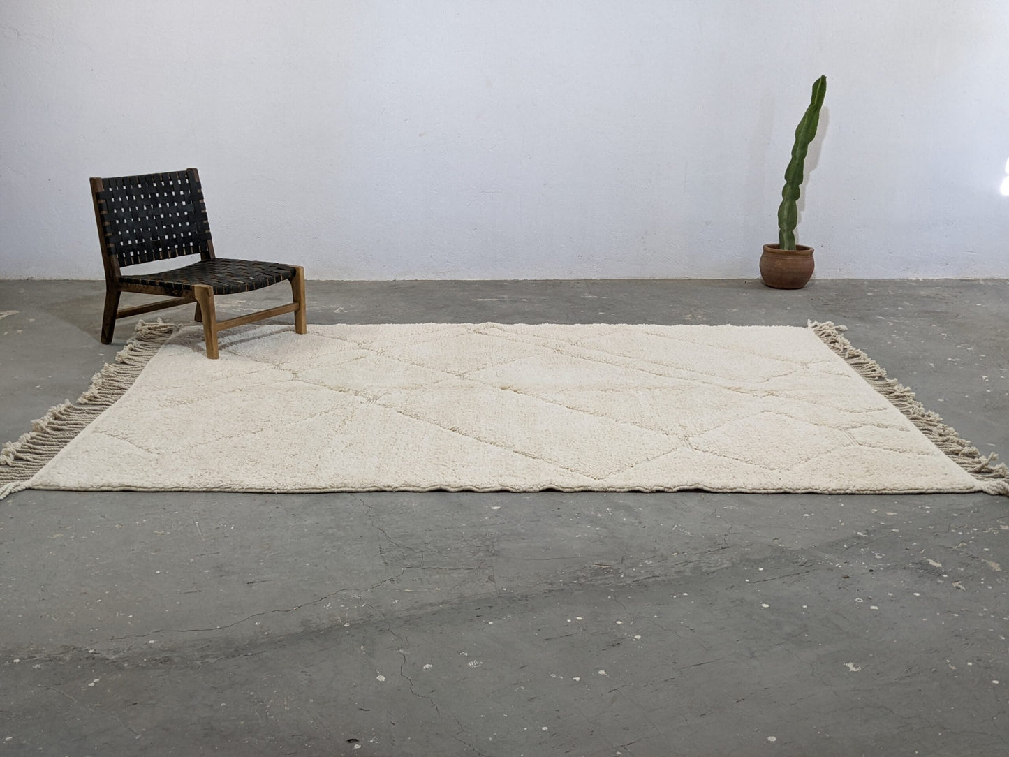 Moroccan Handmade Traditional Beni Ouarain Rug 295 X 214 Cm - Moroccan Rugs