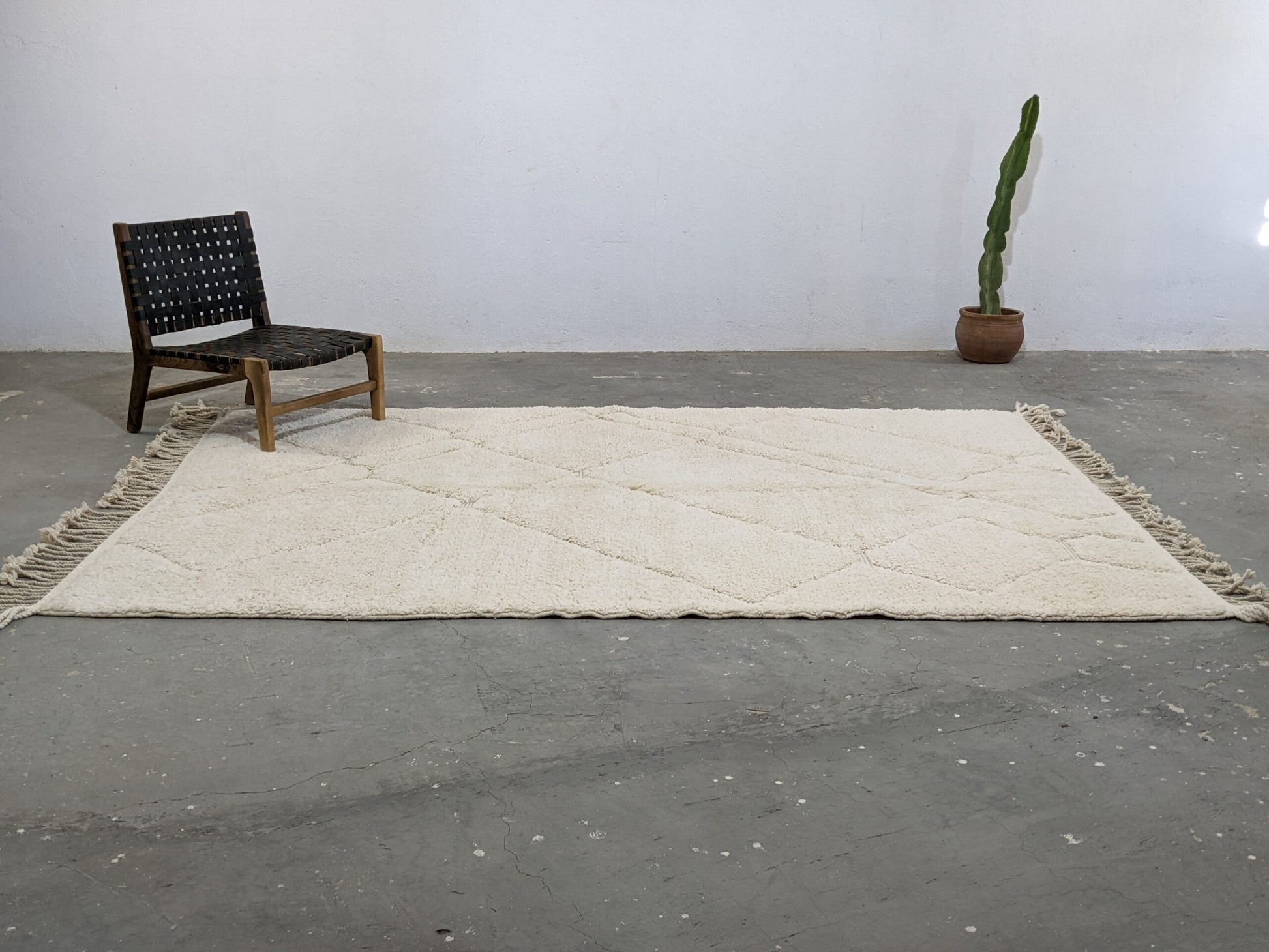 Moroccan Handmade Traditional Beni Ouarain Rug 295 X 214 Cm - Moroccan Rugs