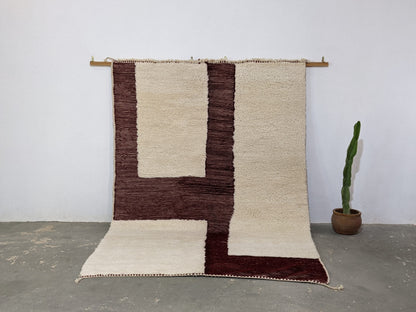 Moroccan Handmade Traditional Beni Ouarain Rug 297 X 206 Cm - Moroccan Rugs