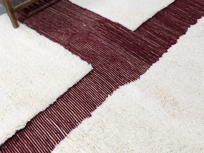 Moroccan Handmade Traditional Beni Ouarain Rug 297 X 206 Cm - Moroccan Rugs