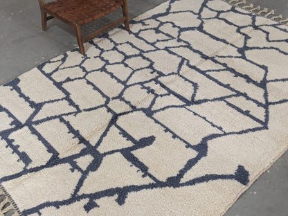 Moroccan Handmade Traditional Beni Ouarain Rug 297 X 208 Cm - Moroccan Rugs