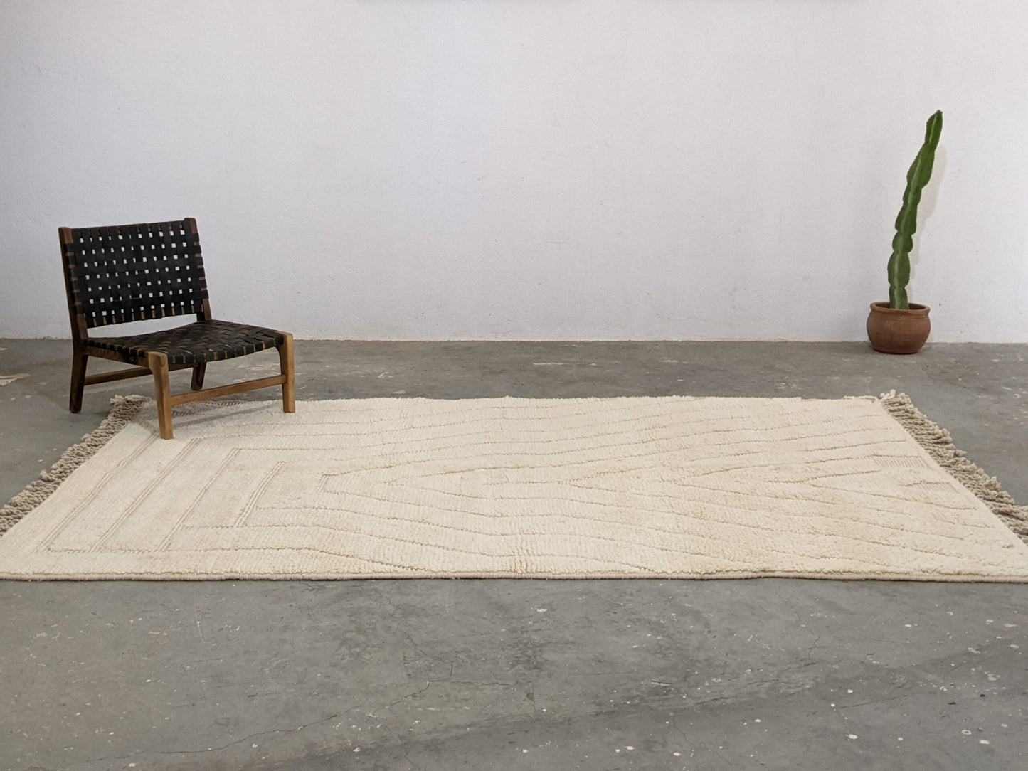 Moroccan Handmade Traditional Beni Ouarain Rug 300 X 200 Cm - Moroccan Rugs