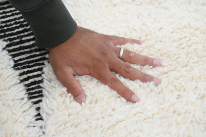 Moroccan Handmade Traditional Beni Ouarain Rug 300 X 200 Cm - Moroccan Rugs