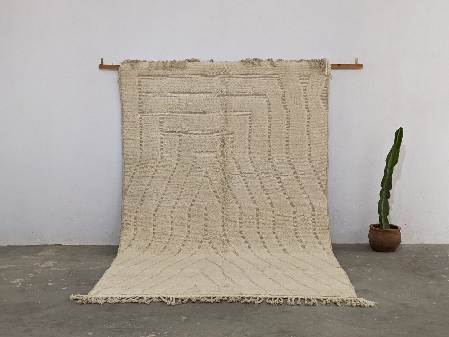 Moroccan Handmade Traditional Beni Ouarain Rug 300 X 200 Cm - Moroccan Rugs